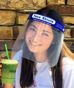 Accessories>Nayked Apparel Comfort Face Shield With Elastic, 2-Pack/Discontinued