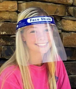 Accessories>Nayked Apparel Comfort Face Shield With Elastic, Single/Discontinued