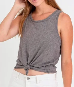 Tank Tops>Nayked Apparel Ladies Ridiculously Soft Lightweight Knotted Tank