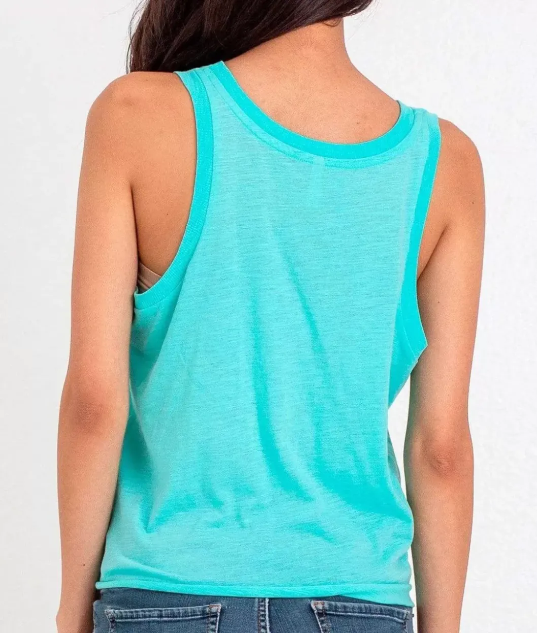 T-Shirts>Nayked Apparel Ladies Ridiculously Soft Lightweight Knotted Tank
