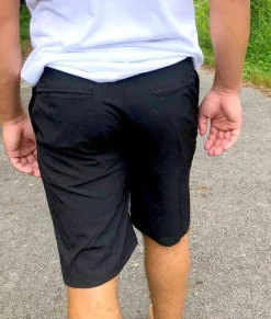 Swim>Nayked Apparel Men'S Black Hybrid Stretch Short