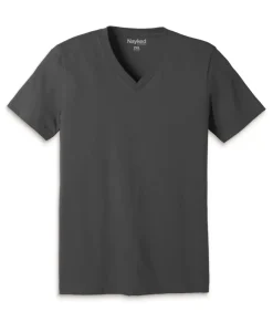 T-Shirts>Nayked Apparel Men'S Classic Cotton Big Short Sleeve V-Neck T-Shirt