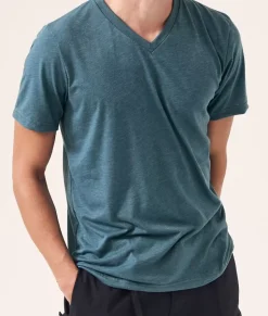 T-Shirts>Nayked Apparel Men'S Classic Soft Heathered Short Sleeve V-Neck T-Shirt