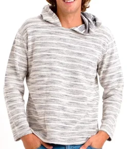 Shirts>Nayked Apparel Men'S Cotton/Poly Striped French Terry Hoodie/Discontinued