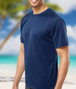 T-Shirts>Nayked Apparel Men'S Islander Performance Upf Short Sleeve T-Shirt