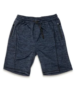 Bottoms>Nayked Apparel Men'S Midweight Tech Fleece Active Shorts Heather Navy