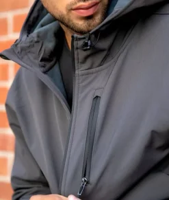 Outerwear>Nayked Apparel Men'S Poly-Tech Soft Shell Jacket