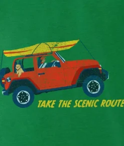 Shirts>Nayked Apparel Men'S Ridiculously Soft 100% Cotton Graphic Tee | Take The Scenic Route