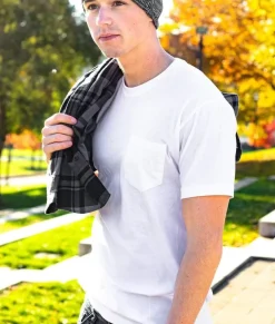 T-Shirts>Nayked Apparel Men'S Ridiculously Soft 100% Cotton Pocket T-Shirt