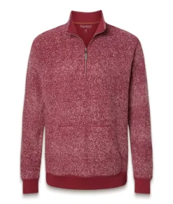 Hoodies & Sweatshirts>Nayked Apparel Men'S Ridiculously Soft Aspen Brushed Fleece 1/4 Zip