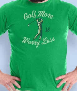 Shirts>Nayked Apparel Men'S Ridiculously Soft Big Graphic T-Shirt | Golf More, Worry Less