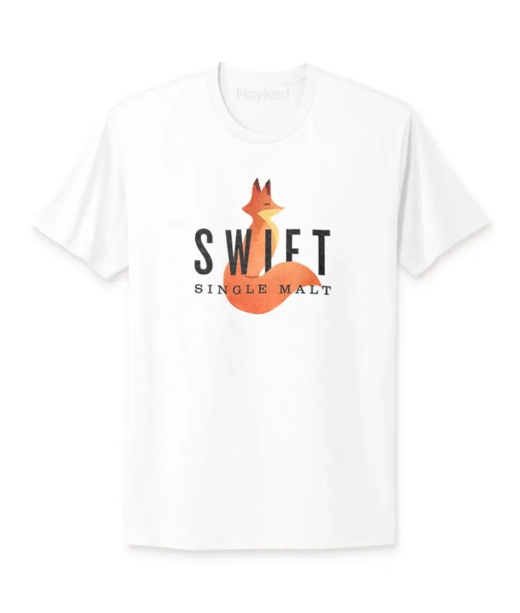 T-Shirts>Nayked Apparel Men'S Ridiculously Soft Cotton Graphic Tee | Swift Single Malt
