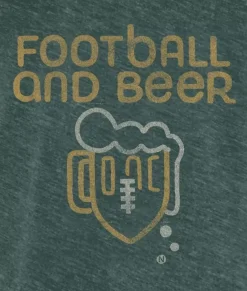 Shirts>Nayked Apparel Men'S Ridiculously Soft Fleece Graphic Pullover Sweatshirt | Football And Beer