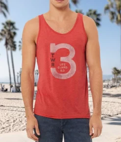 Shirts>Nayked Apparel Men'S Ridiculously Soft Graphic Tank | Lifeguard