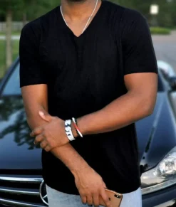 Shirts>Nayked Apparel Men'S Ridiculously Soft Lightweight V-Neck T-Shirt | Classic