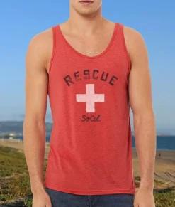 Shirts>Nayked Apparel Men'S Ridiculously Soft Lightweight Graphic Tank Top | Cali Rescue