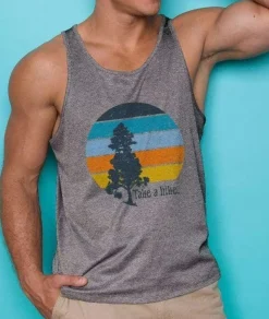 Tanks>Nayked Apparel Men'S Ridiculously Soft Lightweight Graphic Tank | Take A Hike