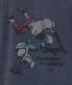 T-Shirts>Nayked Apparel Men'S Ridiculously Soft Lightweight Long Sleeve Graphic Tee | Sunday Funday