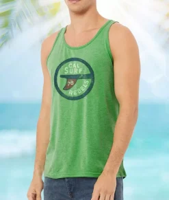 Shirts>Nayked Apparel Men'S Ridiculously Soft Lightweight Graphic Tank Top | Surf Rebels