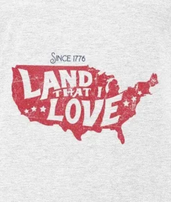 Shirts>Nayked Apparel Men'S Ridiculously Soft Lightweight Long Sleeve Graphic Tee | Land That I Love