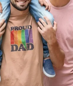 Shirts>Nayked Apparel Men'S Ridiculously Soft Lightweight Graphic Tee | Proud Dad