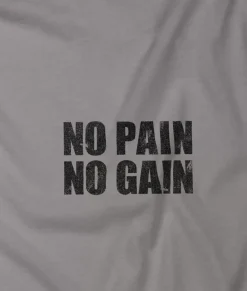 T-Shirts>Nayked Apparel Men'S Ridiculously Soft Lightweight Graphic Tee | No Pain No Gain