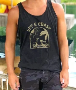 Shirts>Nayked Apparel Men'S Ridiculously Soft Lightweight Graphic Tank | Let'S Coast