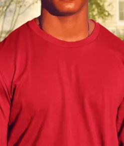 T-Shirts>Nayked Apparel Men'S Ridiculously Soft Long Sleeve 100% Cotton T-Shirt