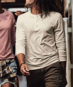 T-Shirts>Nayked Apparel Men'S Ridiculously Soft Long Sleeve Henley