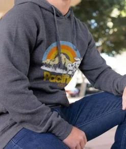 Hoodies & Sweatshirts>Nayked Apparel Men'S Ridiculously Soft Midweight Raglan Hooded Graphic Sweatshirt | Pacific Northwest