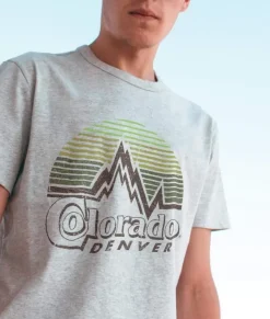T-Shirts>Nayked Apparel Men'S Ridiculously Soft Midweight Graphic Tee | Denver Colorado