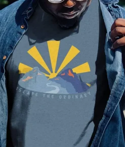 Shirts>Nayked Apparel Men'S Ridiculously Soft Midweight Graphic Tee | Escape The Ordinary