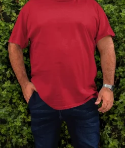 Shirts>Nayked Apparel Men'S Ridiculously Soft Midweight Big Crew T-Shirt