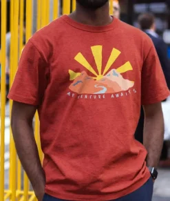 T-Shirts>Nayked Apparel Men'S Ridiculously Soft Midweight Graphic Tee | Adventure Awaits