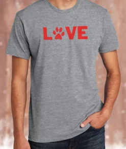 Shirts>Nayked Apparel Men'S Ridiculously Soft Midweight Valentine'S Day Graphic T-Shirt | Love My Pet