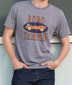 T-Shirts>Nayked Apparel Men'S Ridiculously Soft Midweight Graphic Tee | Road Trippin