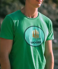 T-Shirts>Nayked Apparel Men'S Ridiculously Soft Midweight Graphic Tee | All Good In The Woods