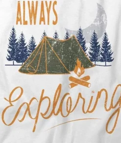 T-Shirts>Nayked Apparel Men'S Ridiculously Soft Midweight Graphic Tee | Always Exploring