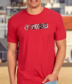 Shirts>Nayked Apparel Men'S Ridiculously Soft Midweight Graphic Tee | Explorer