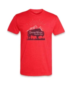 Shirts>Nayked Apparel Men'S Ridiculously Soft Midweight Graphic Tee | Grand Teton National Park
