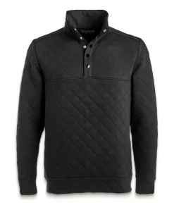 Hoodies & Sweatshirts>Nayked Apparel Men'S Ridiculously Soft Quilted Snap Pullover