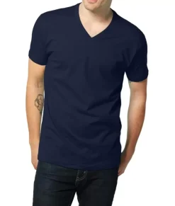 T-Shirts>Nayked Apparel Men'S Ridiculously Soft Short Sleeve V-Neck 100% Cotton Shirt