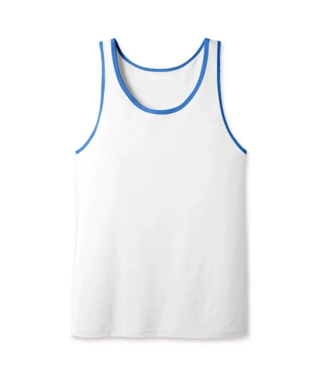 Shirts>Nayked Apparel Men'S Ridiculously Soft Two-Tone Lightweight Tank Top