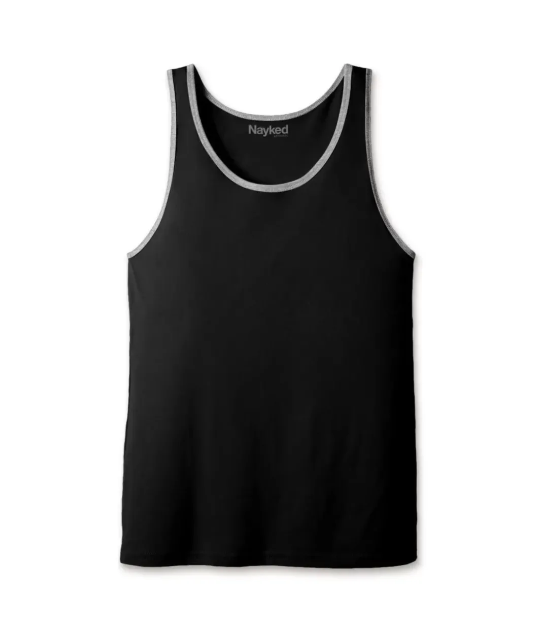 Shirts>Nayked Apparel Men'S Ridiculously Soft Two-Tone Lightweight Tank Top