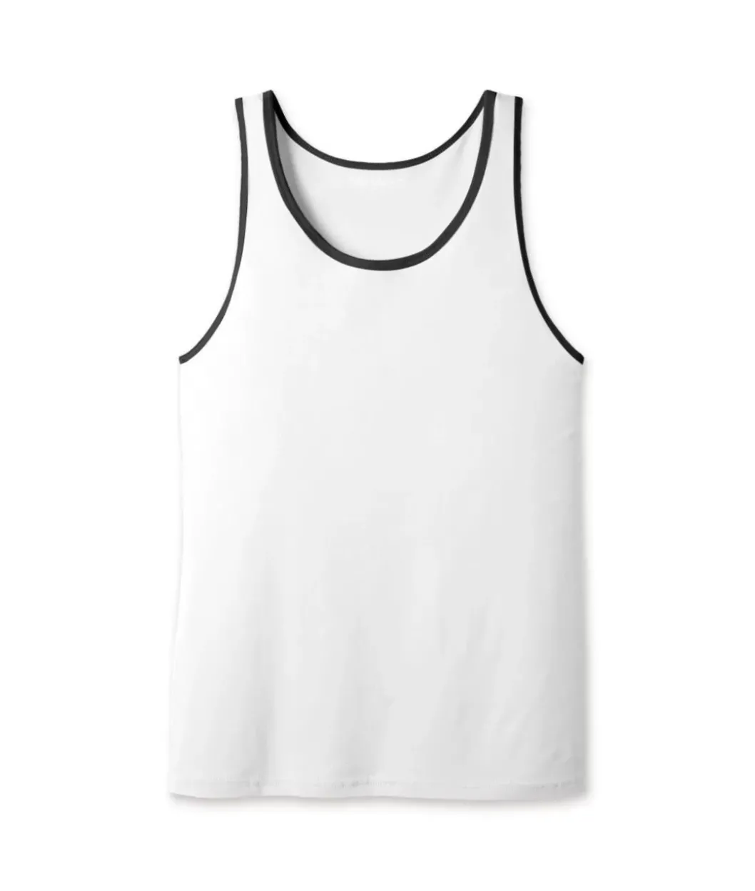 Shirts>Nayked Apparel Men'S Ridiculously Soft Two-Tone Lightweight Tank Top