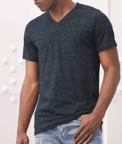 T-Shirts>Nayked Apparel Men'S Short Sleeve Slub Jersey V-Neck T-Shirt