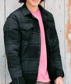 Outerwear>Nayked Apparel Men'S Soft Insulated Flannel Jacket