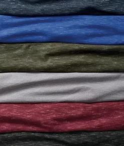 Shirts>Nayked Apparel Men'S Soft Lightweight Marled Crew Neck T-Shirt