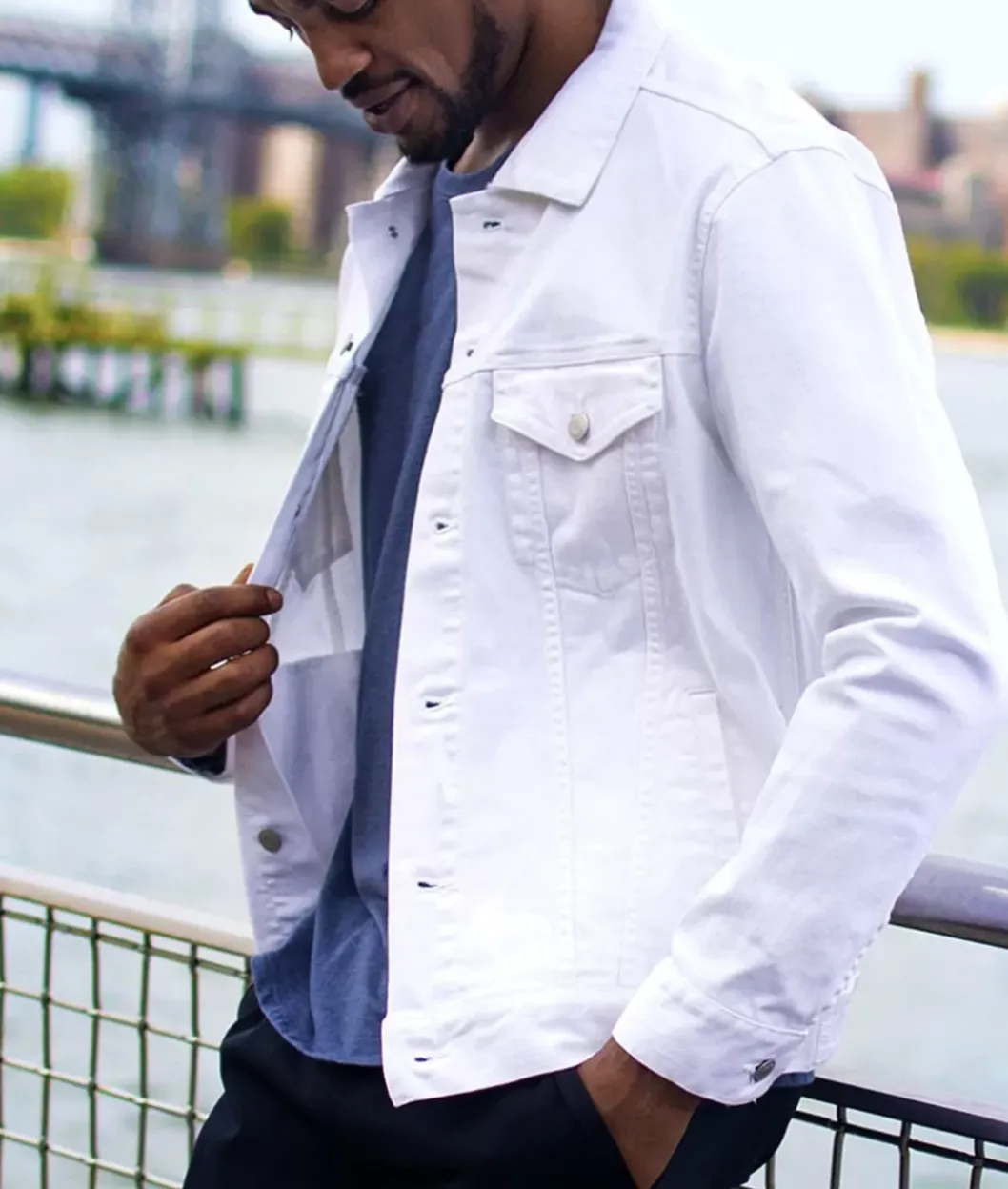 Shirts>Nayked Apparel Men'S Soft Vintage Denim Jacket