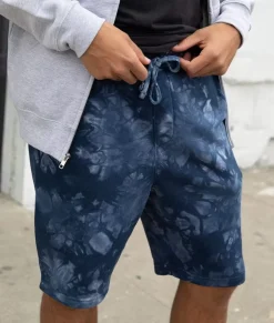 Bottoms>Nayked Apparel Men'S Tie Dye Fleece Shorts